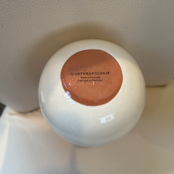 Anthro Amaya Pitcher / Vase NWT Portuguese Pottery -Beautifully Glazed Neutral - Picture 8 of 13